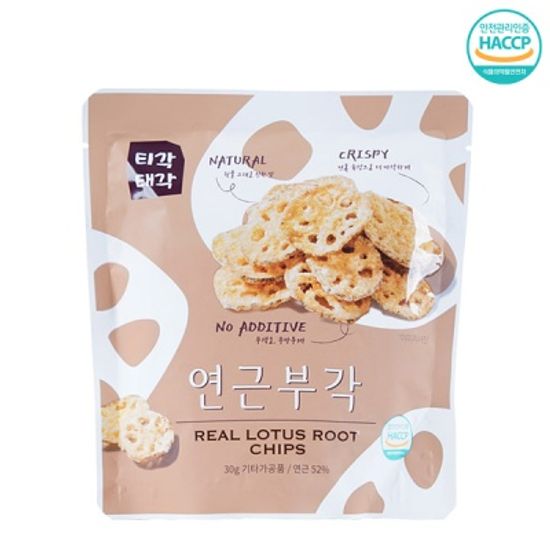 [속초명물] 바삭박삭 감칠맛 연근 부각 30gx7개