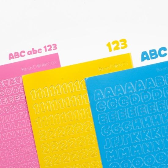 데코포켓 ABC 스티커 10종 SET