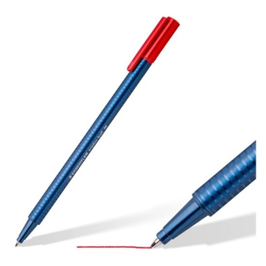 스테들러 트리플러스 1.0mm 삼각 유성볼펜 437M 1자루