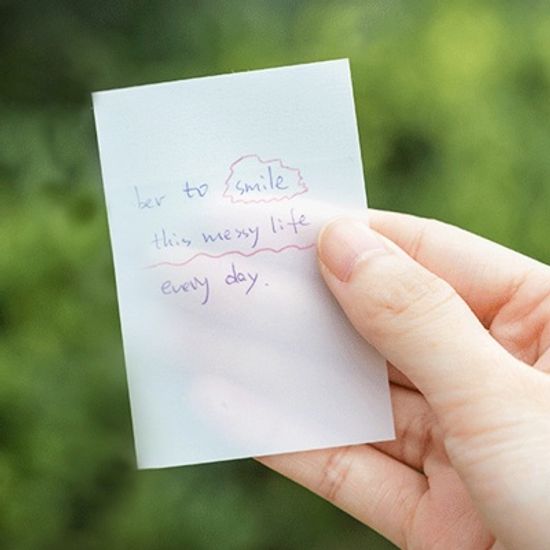 활용만점 반투명 접착메모지 10p세트 노트메모지