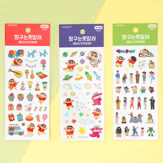 짱구는못말려 투명데코스티커