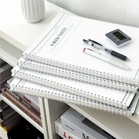 마넷 딥그린 스프링 노트 A4