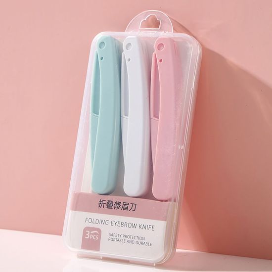 눈썹칼 3개세트 눈썹정리기 눈썹면도(WFFNWVL)
