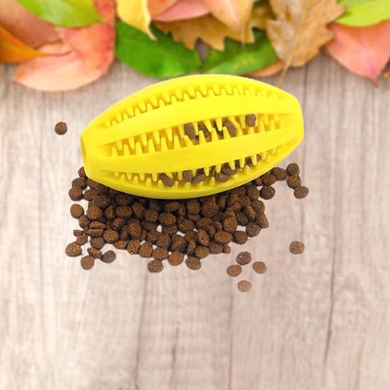 강아지 분리불안 장난감 간식 공 노랑(WEEC04D)