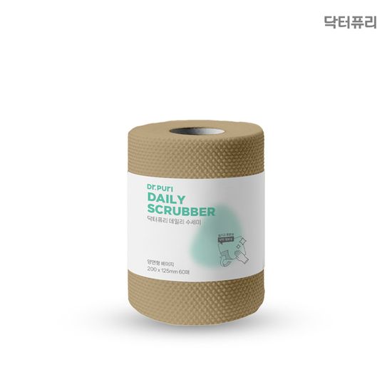 닥터퓨리 일회용수세미 소형 60매x4입 (색상선택)