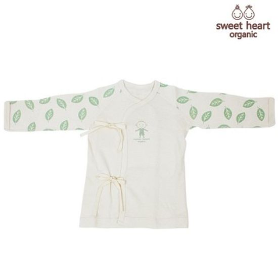 [신생아용]오가닉 나뭇잎 배냇저고리