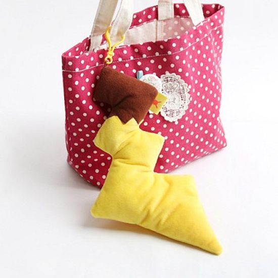 포켓몬스터 XY 피카츄 꼬리 가방고리