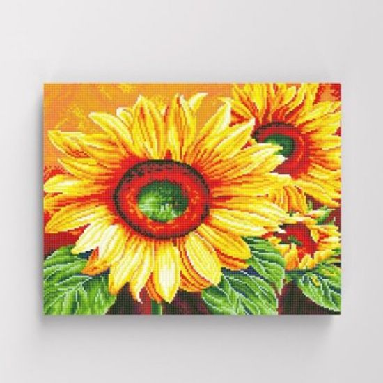 보석십자수 명화 풍경 창가의 해바라기 40x50