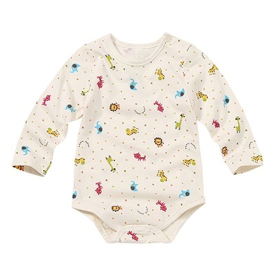 [위드오가닉] 오가닉 신생아 긴팔바디수트 미니주주