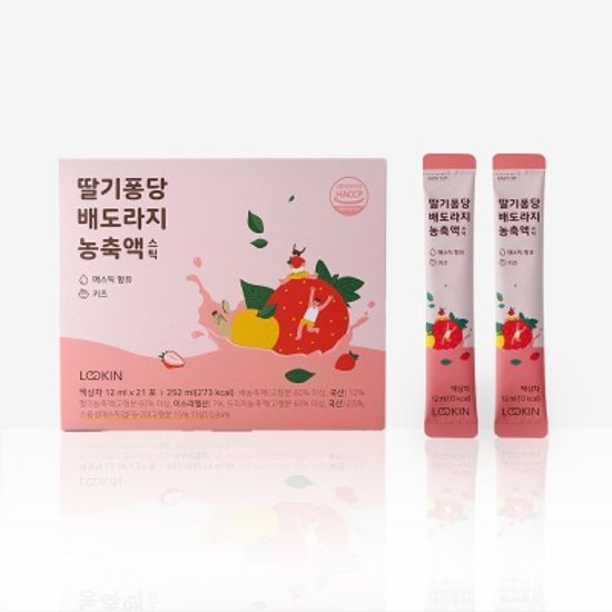 루킨 딸기퐁당 배도라지 농축액 스틱 21p