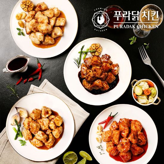 [푸라닭]한입쫄깃닭가슴살100g8팩 패키지(맛별2팩씩)