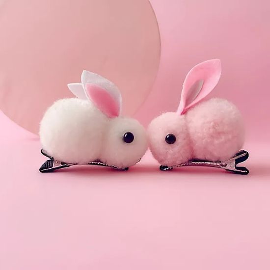 캐릭터 4종 머리핀 집게핀 헤어핀 머리끈 머리집게 