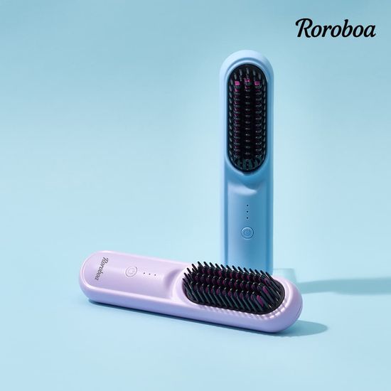 [로로보아] 스타일톡 무선 브러쉬 스타일러 고데기