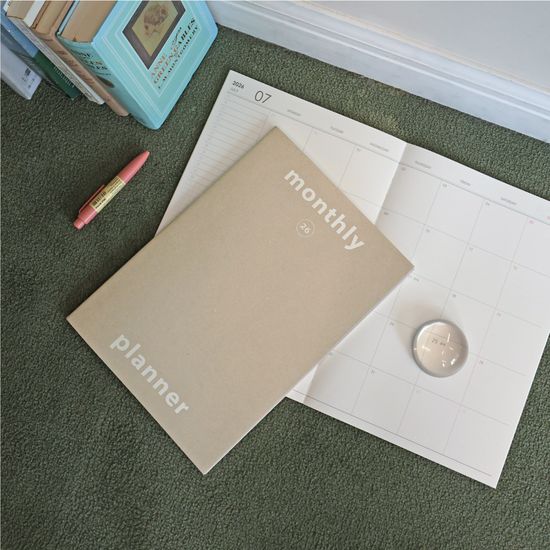 오첵 2026 날짜형 먼슬리플래너 A4