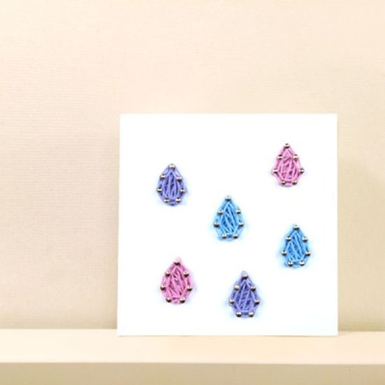 꼬마 빗방울 스트링아트 만들기 패키지 DIY
