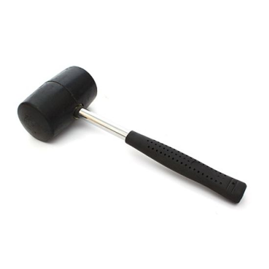 500g 쇠 손잡이 고무망치/DIY 목공예 수공예 작업공구