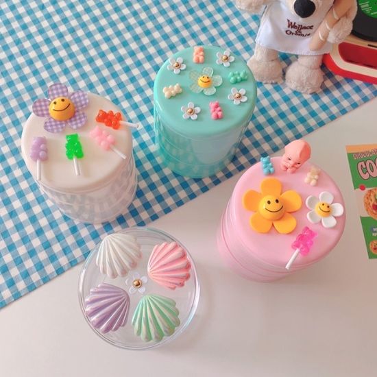 3단 원형 보관함