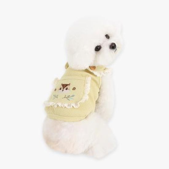 다람이 멜빵 티셔츠 (올리브)