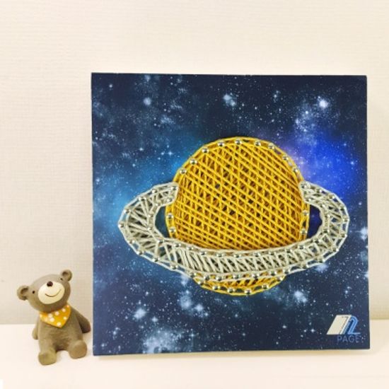 꼬마 토성 스트링아트 만들기 패키지 DIY (EVA)