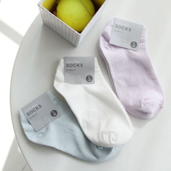 베이직 앵클삭스 파우치 3족세트