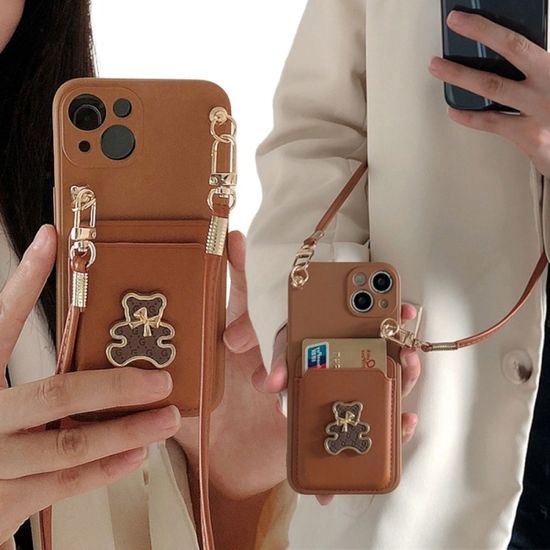 갤럭시S22 21 20 노트20 10 곰돌이 스트랩 카드케이스