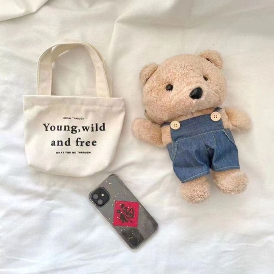 에코백 텀블러 여자 작은 에코 가방 캔버스(WDEDF68)