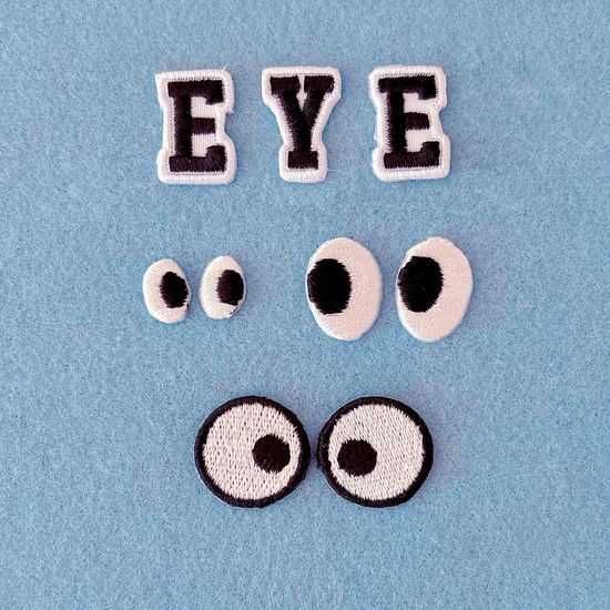 눈 eye 눈동자 자수 패치 와펜(3종)