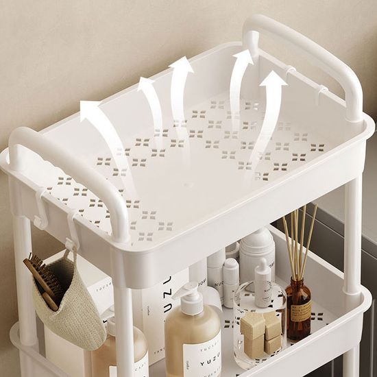 이동식 주방 욕실 수납 틈새 선반 수납장 철제 4단