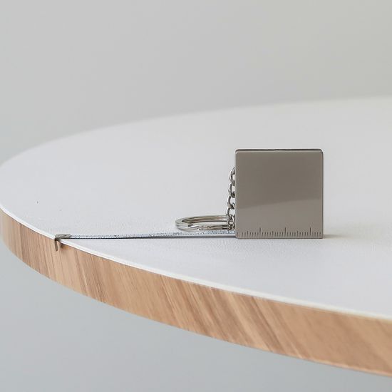 휴대용 수예용 키링 스텐 미니 줄자 1.2m