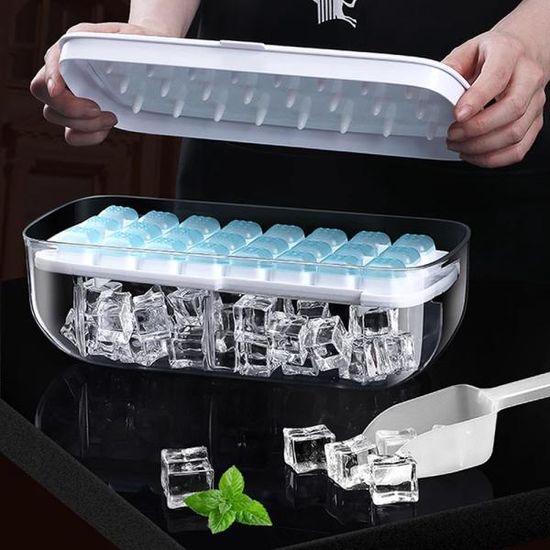 눌러꾹 48구 2단 실리콘 얼음트레이 스쿱 세트 L122