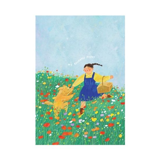 나의 사랑스런 강아지 (Art Print) / 일러스트 액자