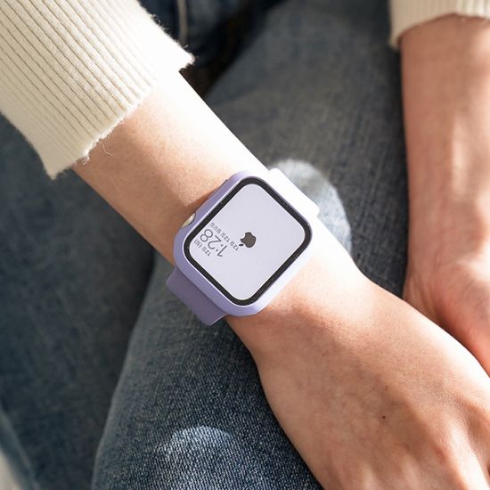 끼움 애플워치8 7 6 5 4 3 2 SE 강화유리하드케이스