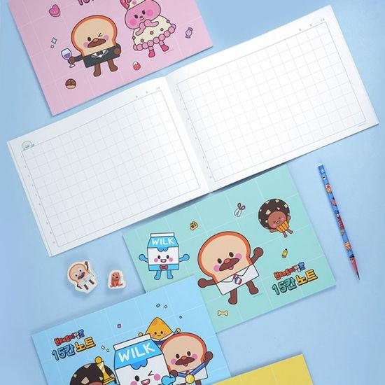 유치원 초등학생 한글 받아쓰기 노트 공책 랜덤[WBBAD