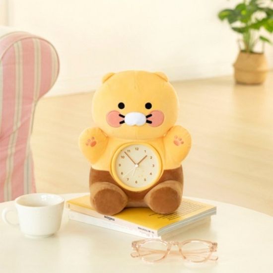 카카오프렌즈 춘식이 인형 피규어 탁상 시계