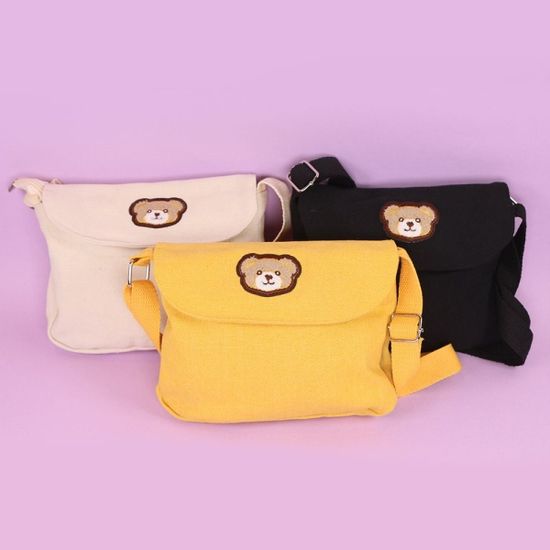 곰돌이 미니 크로스백 인싸템 곰 10대 20대 가방 3색[