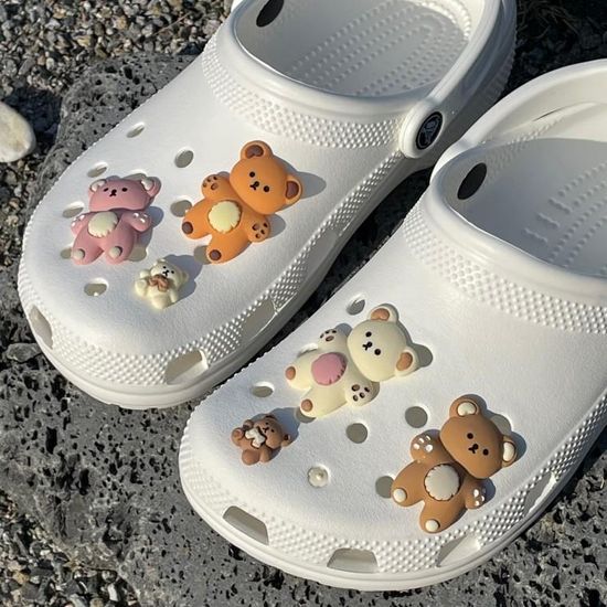 쿠키베어 곰 쿠키 테디베어 귀여운 지비츠 크록스참 