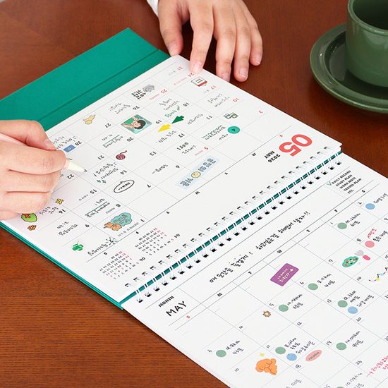 (26-27)기본 2년 탁상 달력(26년 1월~27년 12월)