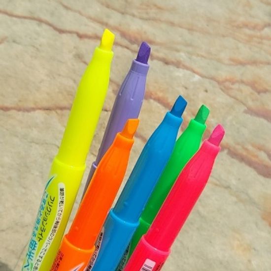 파이롯트 프릭션 지워지는 형광펜-비비드 6색 60SL-6C