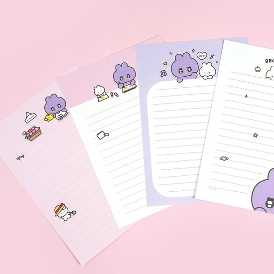 핑크풋 뽀롱이편지지