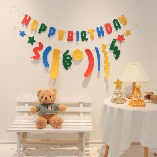 생일파티용품 생일가랜드 데이지