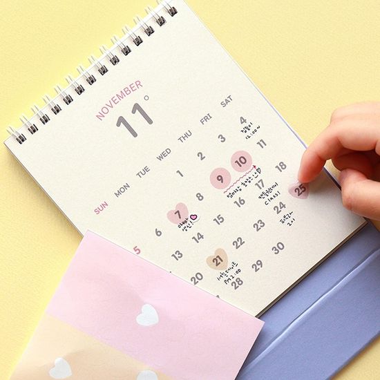 2024 오늘의 온도 탁상 달력 (데스크 캘린더)