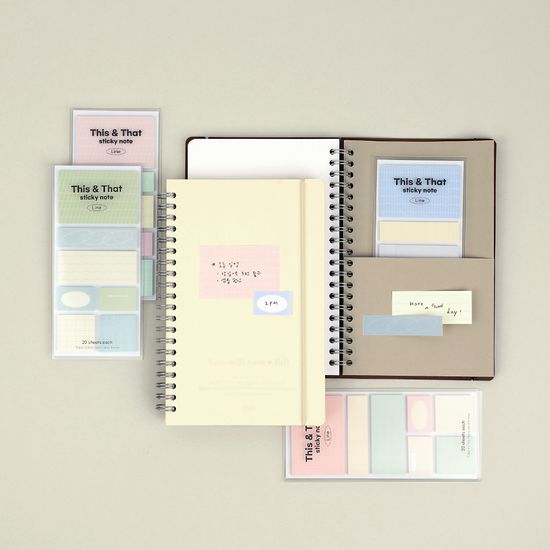 워너디스 디스앤뎃 라인 점착 메모지