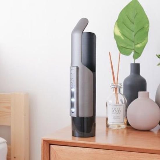 먼지가 다보여 LED 조명 무선 청소기