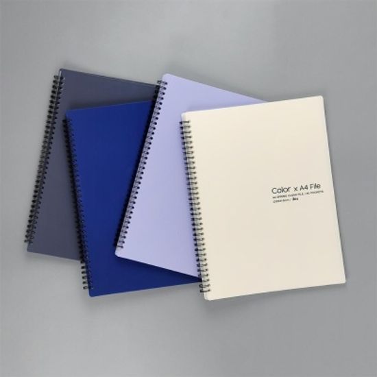 11925 컬러PP스프링클리어화일40P(SP)