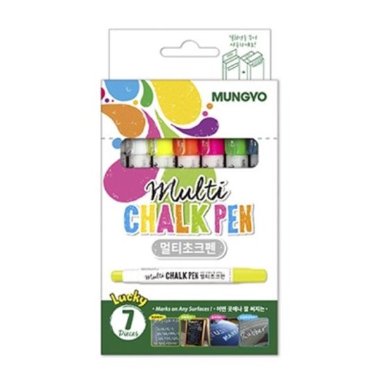 문교 멀티초크펜 6색 7본입세트(W9D5233)