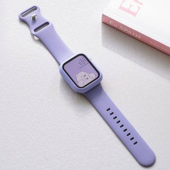 끼움 애플워치 8 7 6 5 4 3 2 SE 실리콘 스트랩