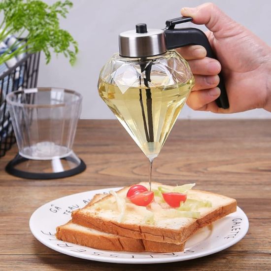 TRND 허니 꿀 디스펜서 강화유리 꿀병 꿀통 200ml