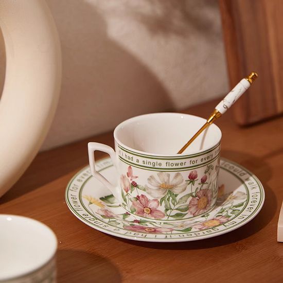 홈카페 보타닉가든 커피잔 찻잔 1인세트