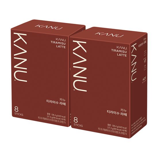 카누 티라미수 라떼 8T 2개