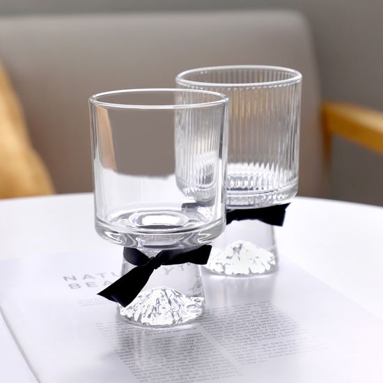 러델 스노우 언더락 유리 고블렛잔 340ml 2type 택1